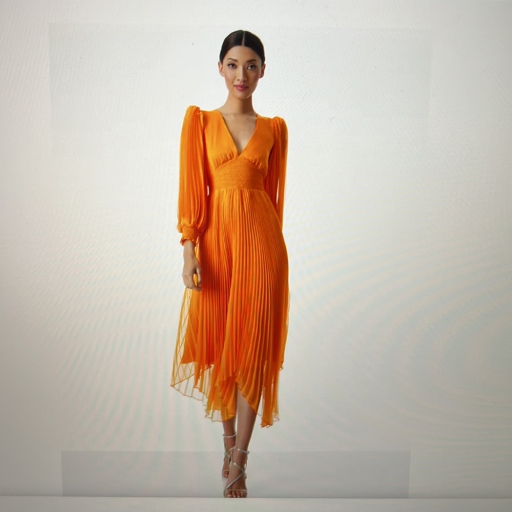 Alice and Olivia tangerine dress - Picture 8 of 9